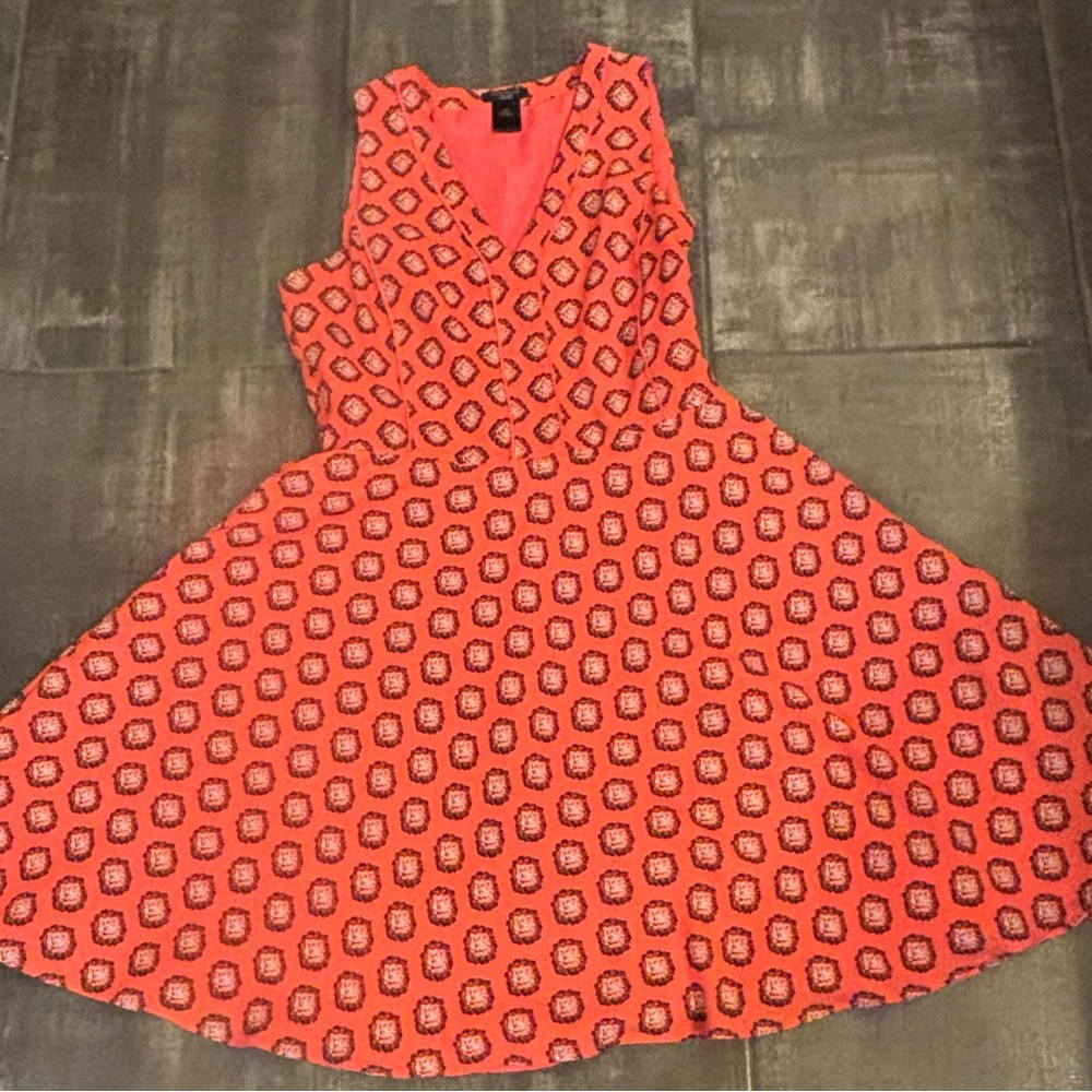 Stylish Pink Patterned Dress